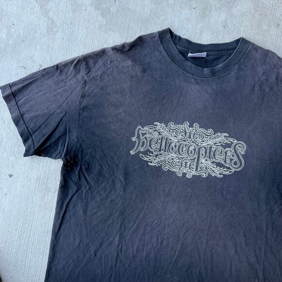 Vintage Hellacopters FADED** black graphic t shirt - Picture 2 of 10